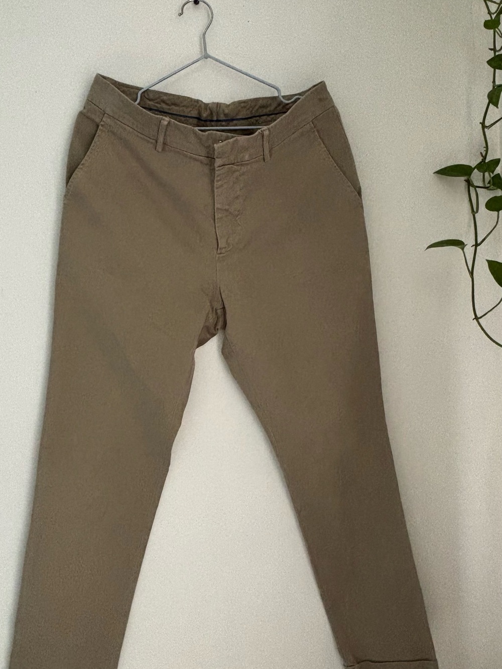 Men's Slim Straight Chino Pants